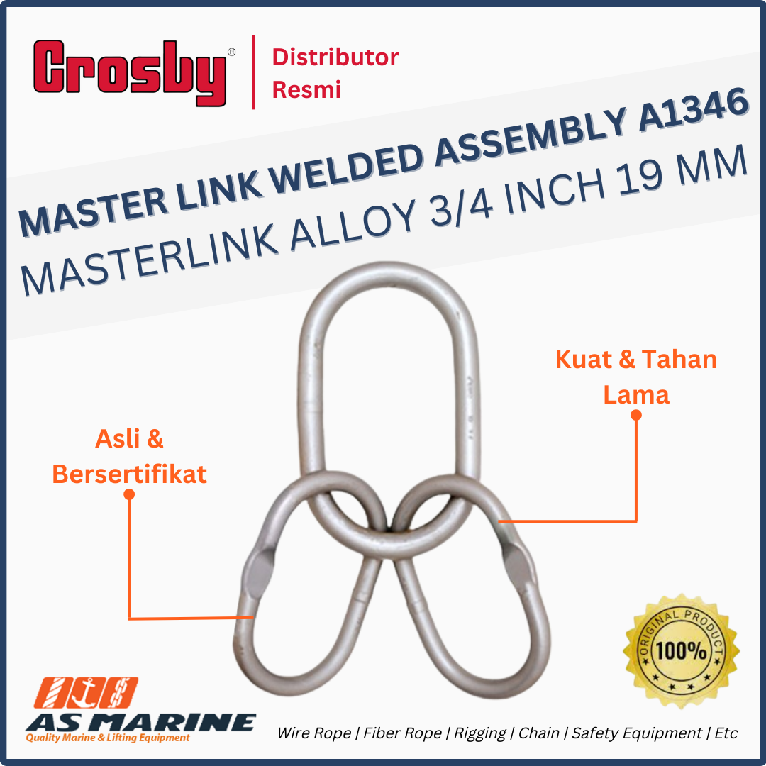 masterlink welded assembly crosby a1346 19 mm