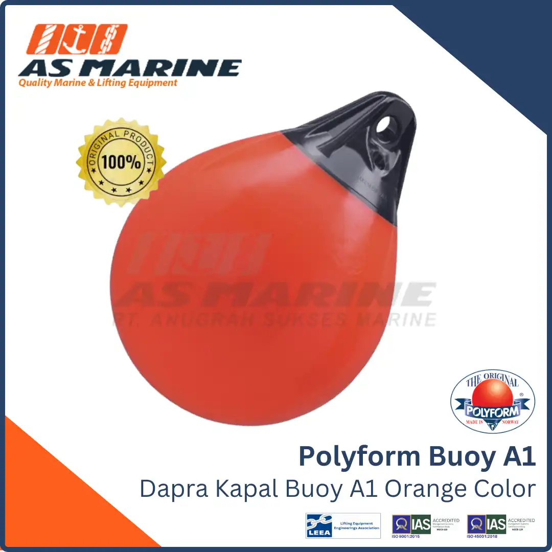 Polyform Buoy Norway A1 Orange Color