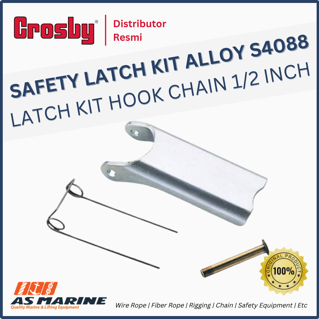 safety latch kit alloy crosby s4088 1/2 inch