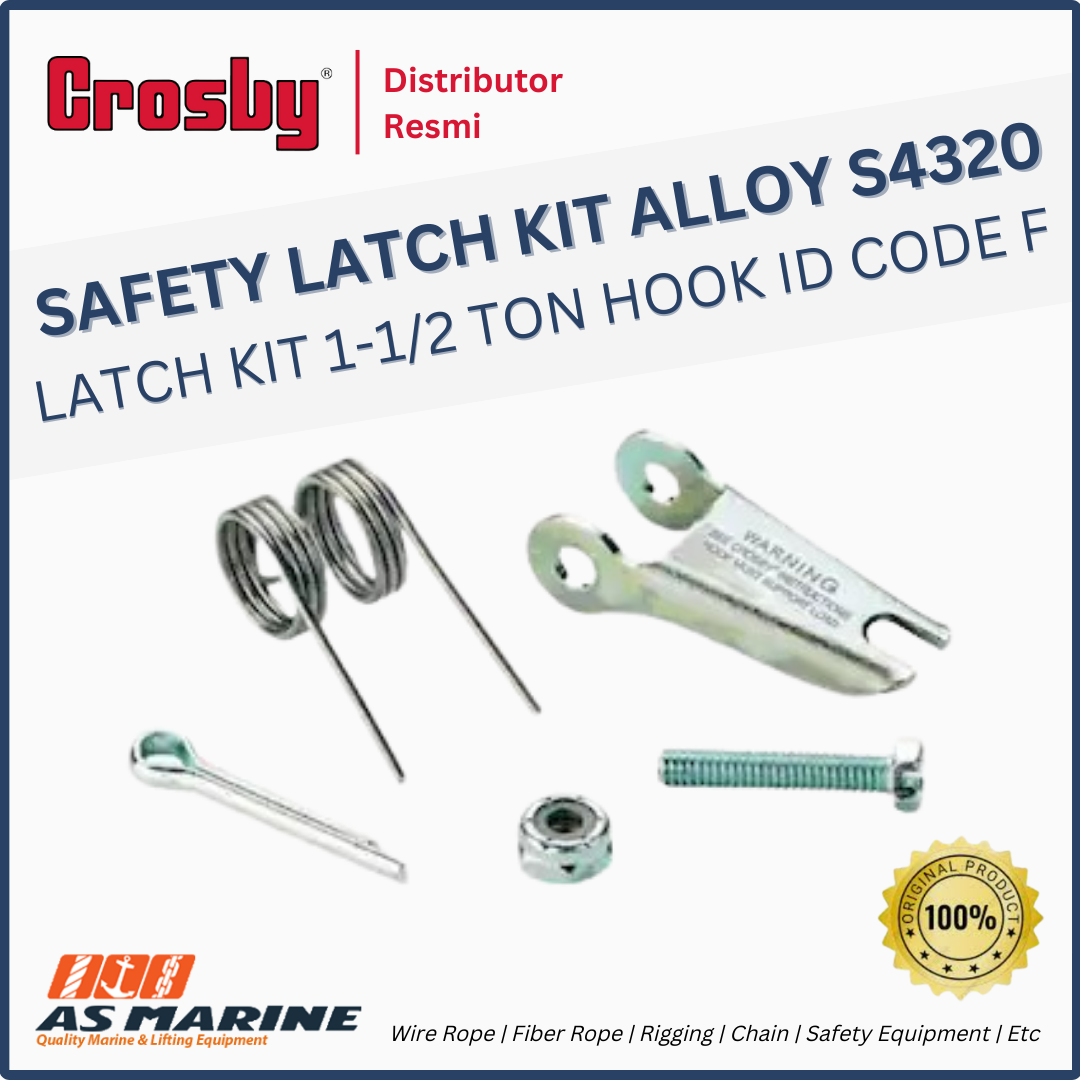 safety latch kit alloy crosby s4320 1-1/2 Ton