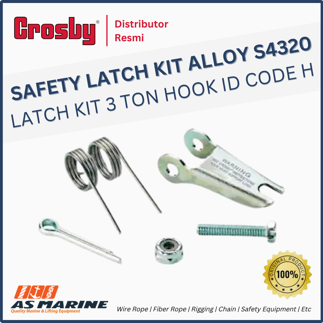 safety latch kit alloy crosby s4320 3 Ton