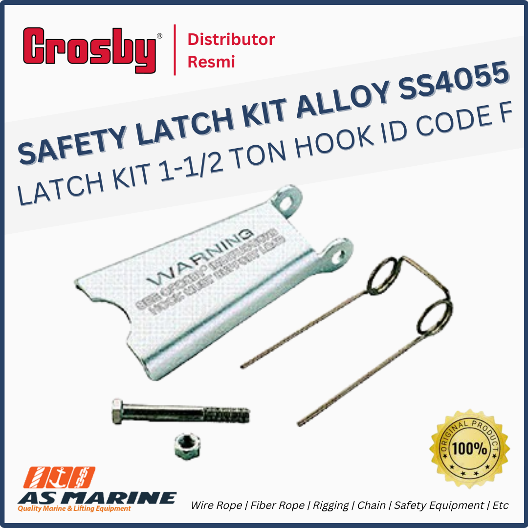 safety latch kit alloy crosby ss4055 1-1/2 ton