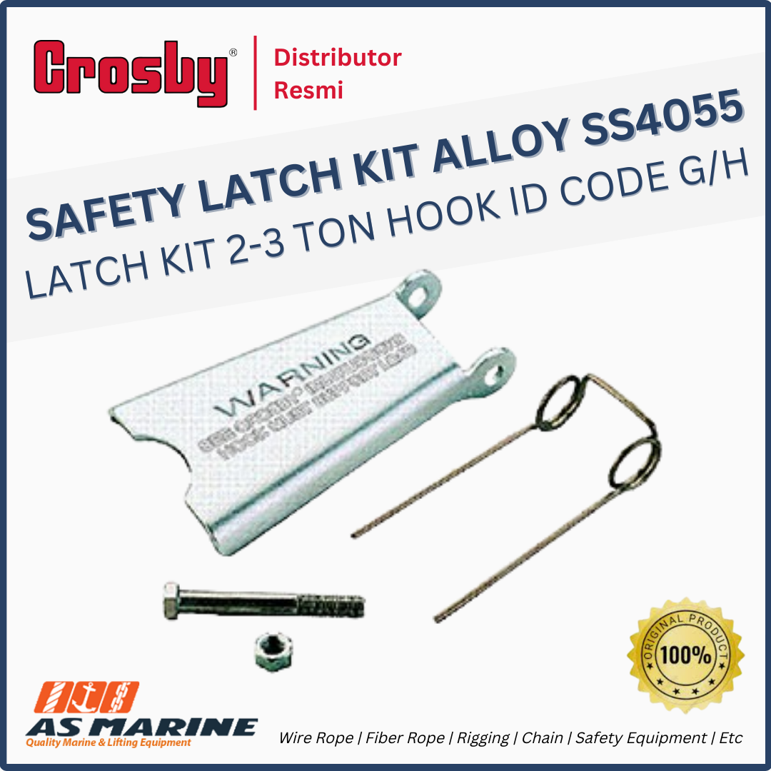 safety latch kit alloy crosby ss4055 2 - 3 ton