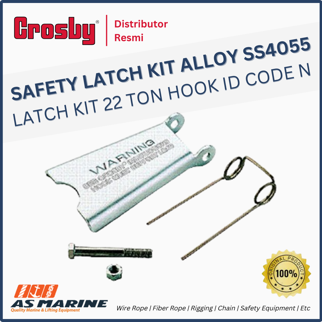 safety latch kit alloy crosby ss4055 22 Ton