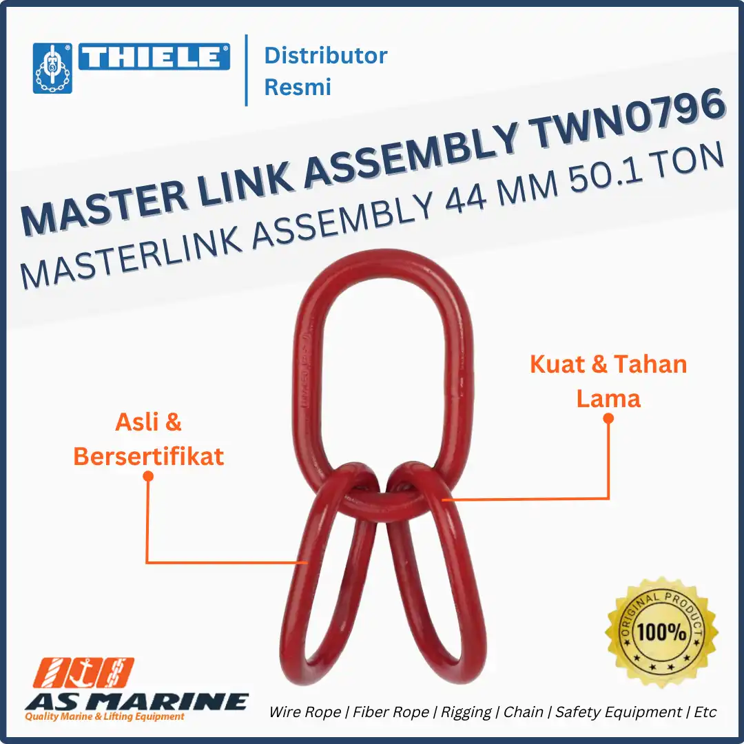 THIELE Master Link / Masterlink Assembly TWN 0796 44 mm 50.1 Ton