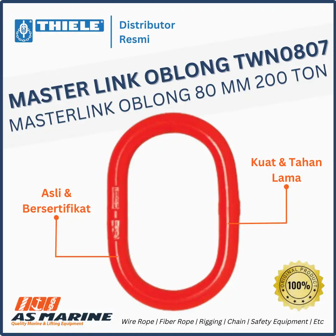 THIELE Master Link / Masterlink Oblong TWN 0807 80 mm 200 Ton